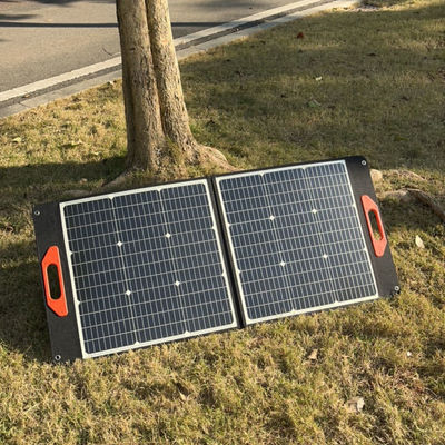 Painel solar flexível preto de 100 W MSDS UN38.3 Painel solar dobrável