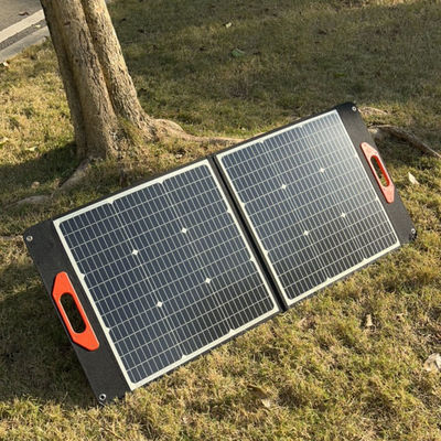 Painel solar flexível preto de 100 W MSDS UN38.3 Painel solar dobrável