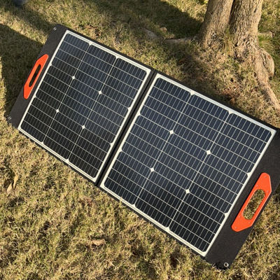 Painel solar flexível preto de 100 W MSDS UN38.3 Painel solar dobrável