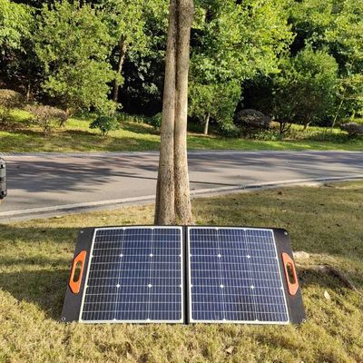 Painel solar flexível preto de 100 W MSDS UN38.3 Painel solar dobrável
