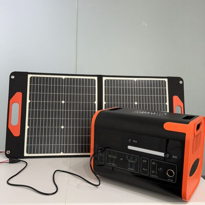 Painel solar flexível preto de 100 W MSDS UN38.3 Painel solar dobrável