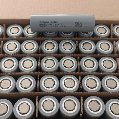 Bateria recarregável cilíndrica de iões de lítio de 2600 mAh 18650 iões de lítio de baixa temperatura