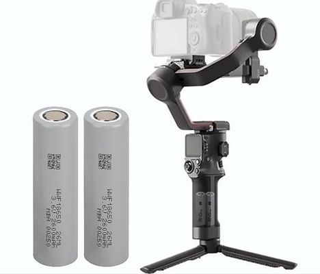 Bateria recarregável cilíndrica de iões de lítio de 2600 mAh 18650 iões de lítio de baixa temperatura