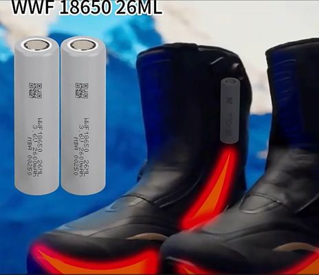 Bateria recarregável de baixa temperatura 18650 Bateria cilíndrica de iões de lítio 3000mAh 2600mAh