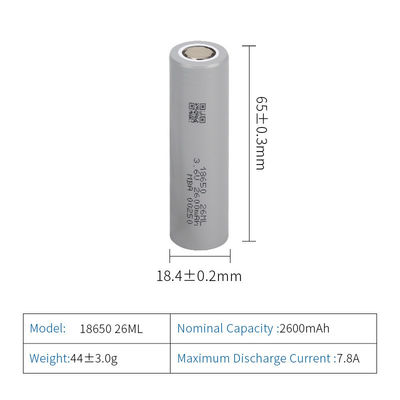 18650 30 ml Bateria de Lítio Cilíndrica 18650 Célula Cilíndrica Para Câmeras Digitais