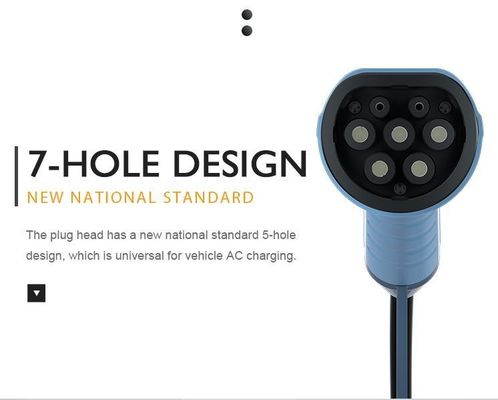 Lâmpada de indicador LCD de 3,5 kW para carregador de veículos elétricos portátil ajustável 220V 16A