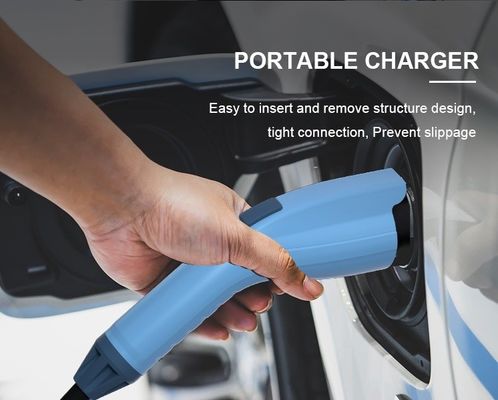 1.8kg Resistente a poeira Estação de carregamento de casa Ev Luz de indicador LCD portátil