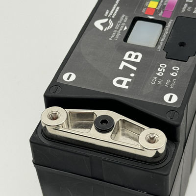 LiFePO4 preto 12V Bateria de arranque de motocicleta A7BS 650 Pico CCA