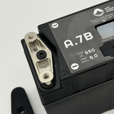 Resgate de motocicleta LiFePO4 Bateria 6.5Ah Capacidade e Terminal de cobre 12V
