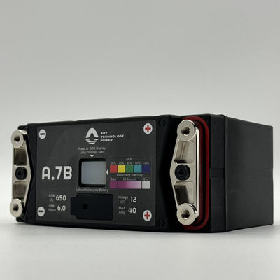 Resgate de motocicleta LiFePO4 Bateria 6.5Ah Capacidade e Terminal de cobre 12V