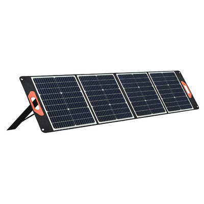 Painel solar de silício monocristalino para sistema recarregável exterior dobrável