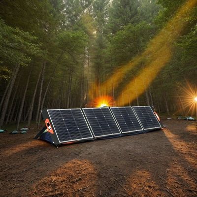 Sistema de painéis solares de emergência de 300 Watt MSDS Kit de gerador de energia solar portátil