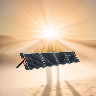 400W Actividades ao ar livre Painéis solares com porta USB dobrável Certificação CE