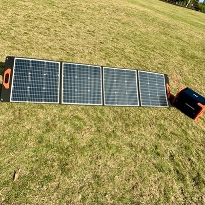 Painel solar de cristal único dobrável usb 22,8% de conversão Painel solar dobrável