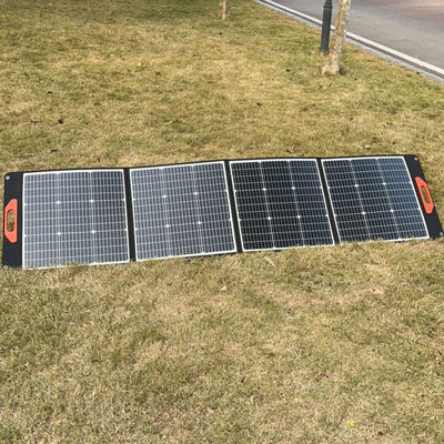 200W 12V painéis solares portáteis para acampamento RV iate dobrável tamanho 22 * 24.8 * 1.77in