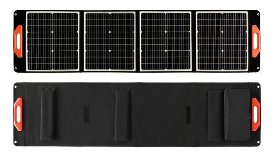 Panela fotovoltaica dobrável Estação de energia solar de 120 W para viagens e necessidades de acampamento