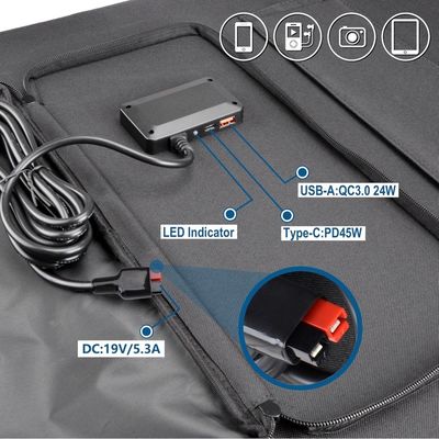 19V 5.3A Painéis Solares Monocristalinos 100W 2.9kg Certificação CE