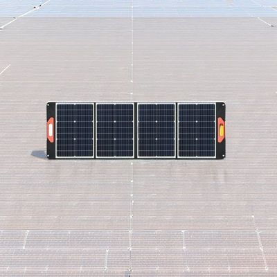 Kit fotovoltaico solar dobrável para estações de energia e viagens de acampamento
