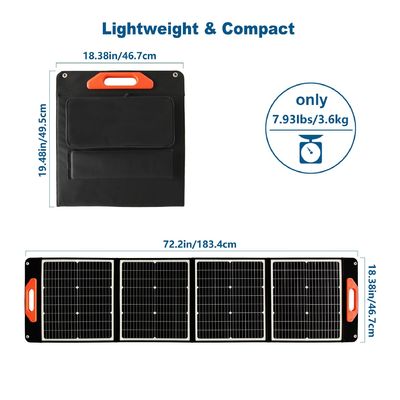 Bolsa de painéis solares UB-120 com energia verde flexível para soluções de carregamento portáteis