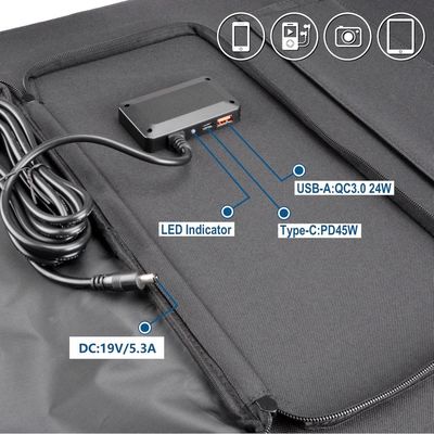 Condição 100W 17,7V Painel solar flexível para carregador Material de silício monocristalino