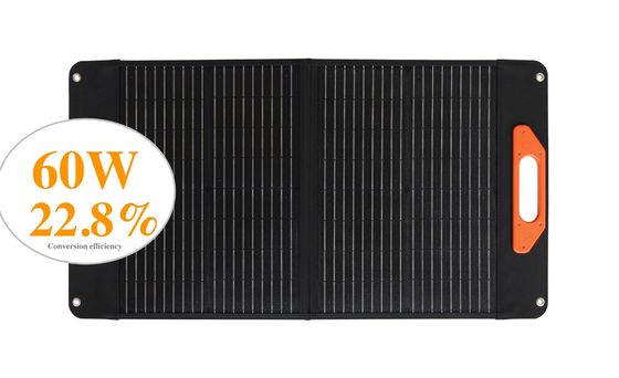 30W*2PCS MSDS Painéis solares flexíveis dobráveis UN38.3 Painel solar de silício monocristalino