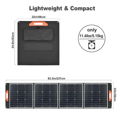 Painel solar de silício monocristalino de 200 W e para fornecimento competitivo e de energia