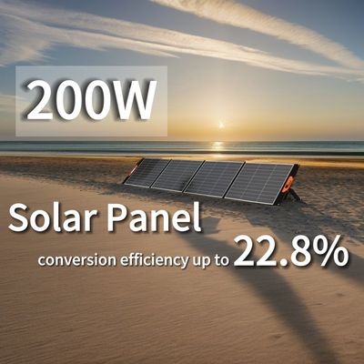 Painel solar de silício monocristalino de 200 W e para fornecimento competitivo e de energia