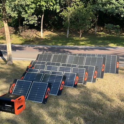 Painéis solares leves para casas móveis