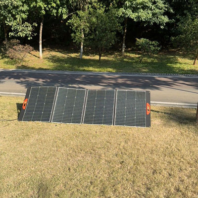 Carregador de sistema de energia fotovoltaica portátil de 200 W com painel de silício policristalino