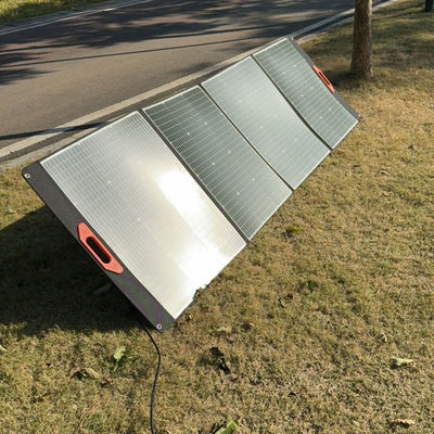 Carregador de sistema de energia fotovoltaica portátil de 200 W com painel de silício policristalino