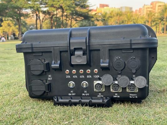 Sistema de geração de energia por bateria para acampamento ao ar livre Gerador solar portátil para emergência