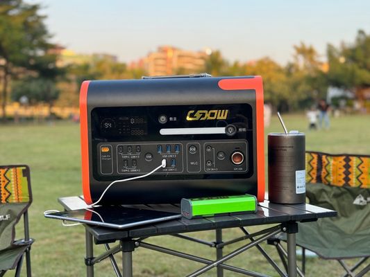 Gerador solar de 2200W para aparelhos domésticos de reserva emergência ao ar livre cerca de 25kg