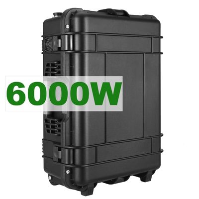 6000W Bateria de lítio ternária Gerador solar Estação de energia para atividades ao ar livre