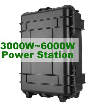 6000W Bateria de lítio ternária Gerador solar Estação de energia para atividades ao ar livre