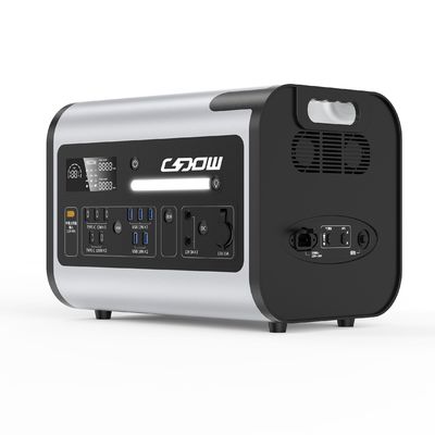 Carregamento sem fio 15W backup de emergência 2200W armazenamento de energia portátil