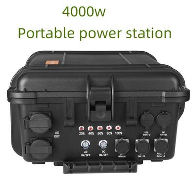 A central eléctrica móvel multifuncional LiFePO4 de 4000W 220V para situações de emergência