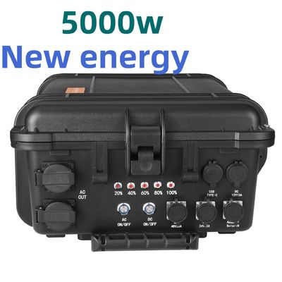 Estação de energia portátil para acampamento ao ar livre com bateria de lítio LiFePO4 e personalização