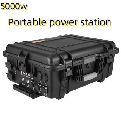 4800wh USB/tipo-C Max5000W Fornecedor de energia empilhável para pesca, auto-condução e ao ar livre