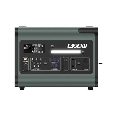 2200W LiFePO4 gerador solar doméstico de emergência com carga rápida e carga sem fio