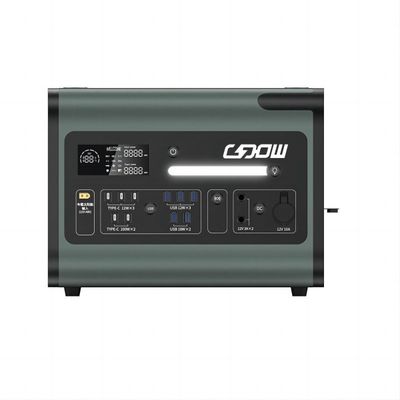1800W-2400W Gerador de Carregamento Solar LiFePO4 Bateria Portátil Energia Móvel Energia Doméstica