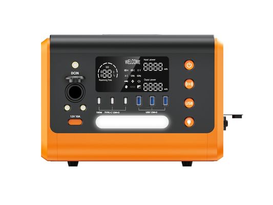 Customização 600W Carregamento sem fio AC/230 Estação de energia de saída para casa e acampamento