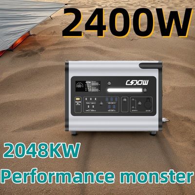 Fonte de alimentação portátil 2048wh 2000W Central de energia solar Pedido personalizado e amostras