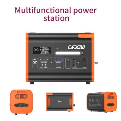 600W 1800W 2000W Bateria portátil de lítio ferro fosfato para estação de energia eólica solar