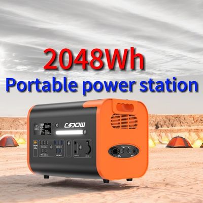 600W 1800W 2000W Bateria portátil de lítio ferro fosfato para estação de energia eólica solar