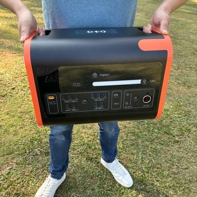 600W 1800W 2000W Bateria portátil de lítio ferro fosfato para estação de energia eólica solar