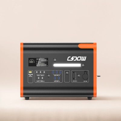 Viagens de emergência e acampamento Estação de energia solar Carregamento USB 3*12W/2*18W Cerca de 25kg