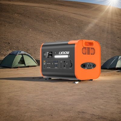 2048wh Capacidade nominal Estação eléctrica portátil com carga rápida de 1500W e painéis solares