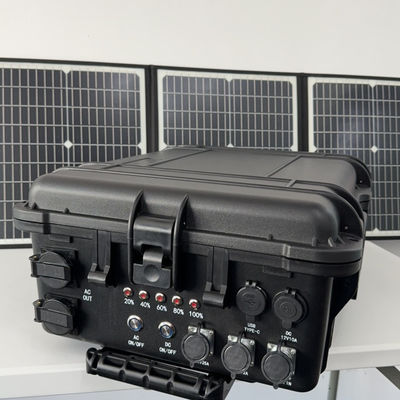 Estação de energia portátil com capacidade nominal de 3840wh e carga de painéis solares de 4000W