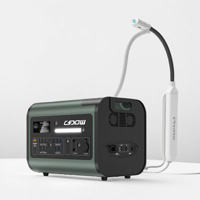 Gerador de energia solar de carregamento rápido de duas vias de grande capacidade de 2000 W para carregamento portátil