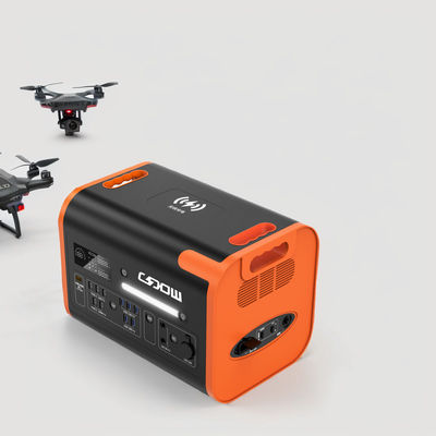 Gerador de energia solar de carregamento rápido de duas vias de grande capacidade de 2000 W para carregamento portátil